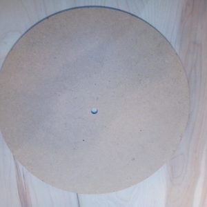 circulo dm 30 cm diámetro para reloj.