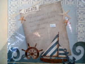 papel scrapbook, litoarte